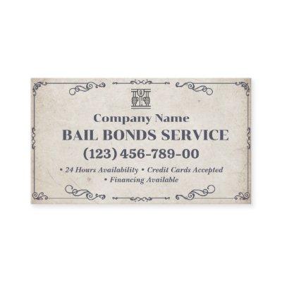 Bail Bonds Service | Classic Vintage