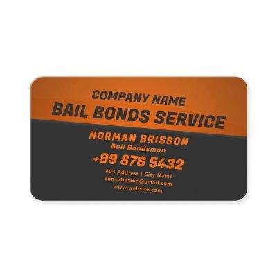 Bail Bonds Service | Dark Orange