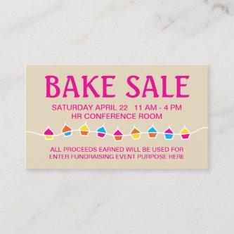 bake sale flyers