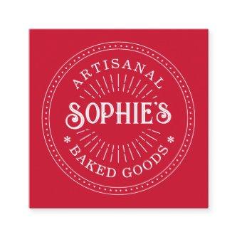 Baker Bakery Pastry Chef Typography  Square