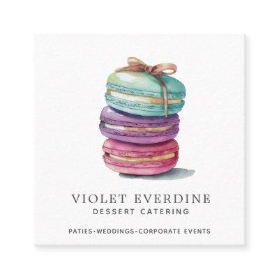 Baker Bakery Pastry Chef Watercolor Cookies Square