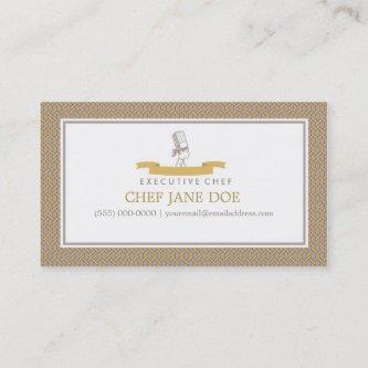 Baker Chef Calling Card