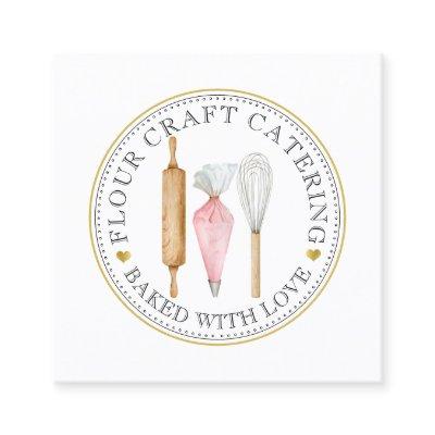 Baker Pastry Chef Dessert Caterer Baker's Tools  Square