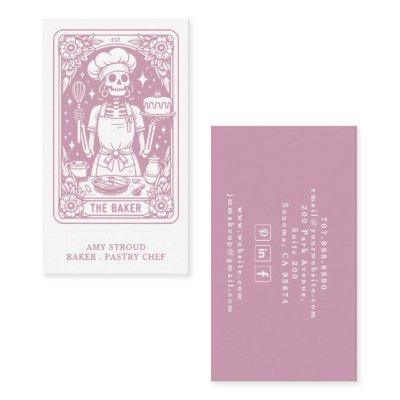 Baker Pastry Chef Dessert Caterer Dusty Pink