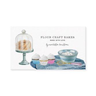 Bakery Baker Pastry Chef Watercolor Baked Goods