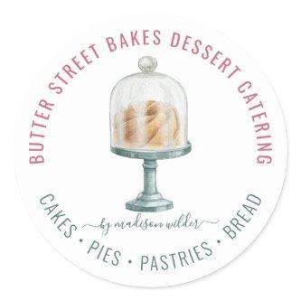 Bakery Baker Pastry Chef Watercolor Product Label