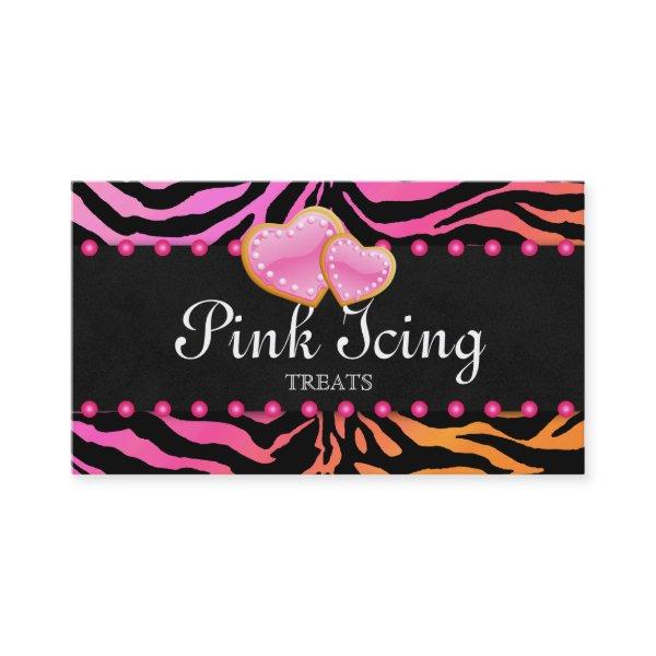 BAKERY  Zebra Pink Dots Orange Pink