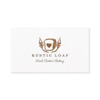 Bakery Business Rustic Woodgrain Loaf Of Bread