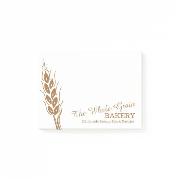 Bakery business wheat germ post it notes