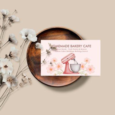 Bakery Customizable Pink Cake Makers Flower