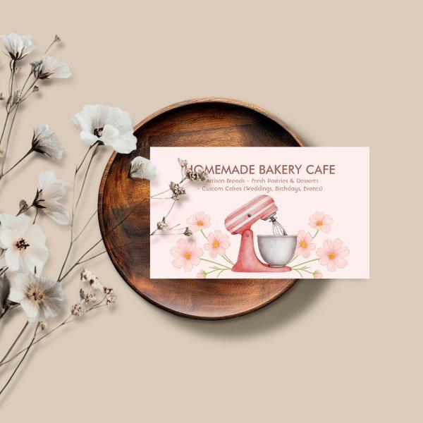 Bakery Customizable Pink Cake Makers Flower