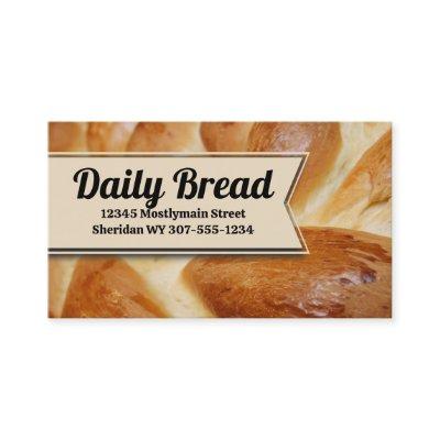 Bakery homemade braided bread baking