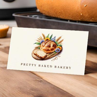 Bakery Modern Watercolor Bread
