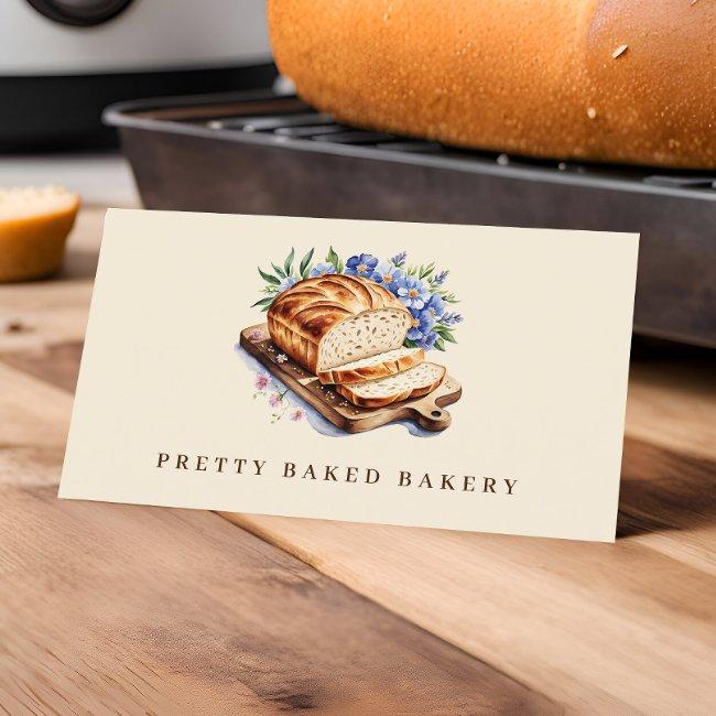 Bakery Modern Watercolor Bread
