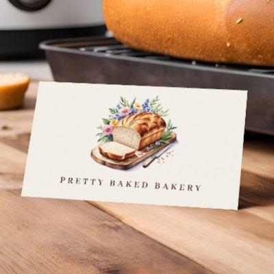 Bakery Modern Watercolor Bread