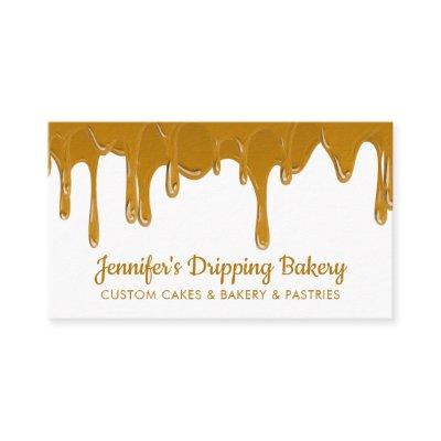 Bakery Pastry Chef Abstract Dripping Caramel Cream