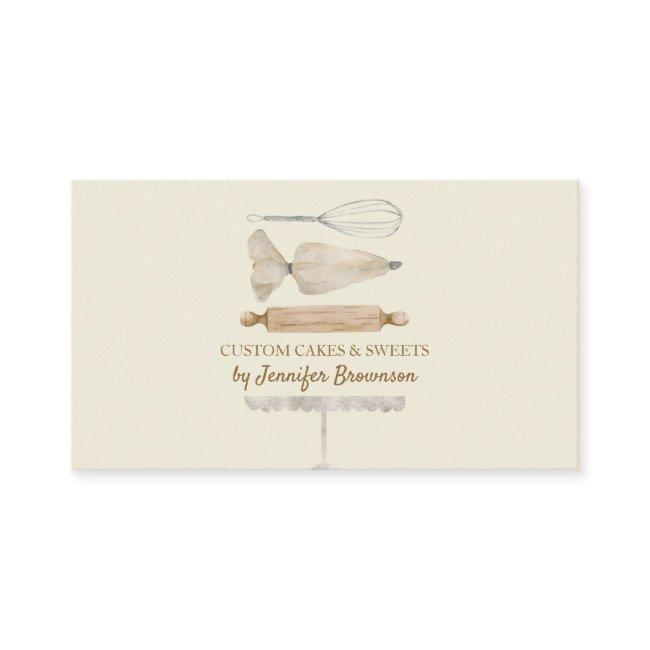 Bakery Pastry Chef Creative Cake light yellow