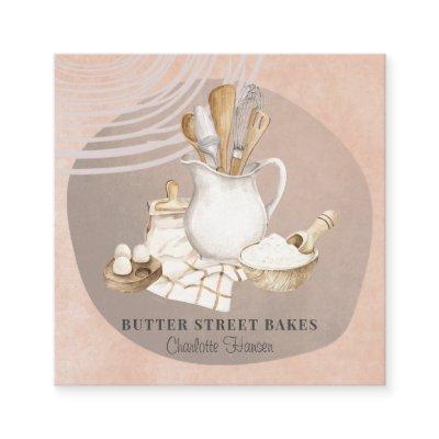 Bakery Pastry Chef Utensils Ingredients  Square Bu Square