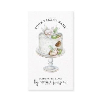 Bakery Pastry Chef Watercolor White Cake Dessert