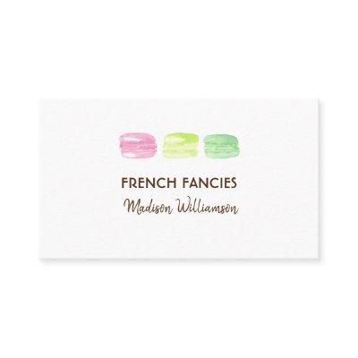 Bakery Watercolor French Macaroon