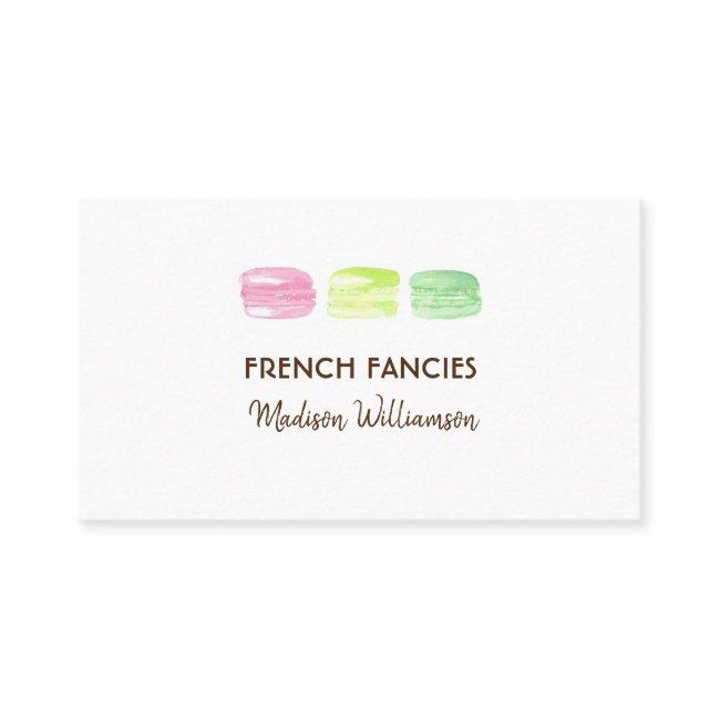 Bakery Watercolor French Macaroon