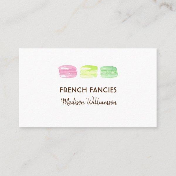 Bakery Watercolor French Macaroon