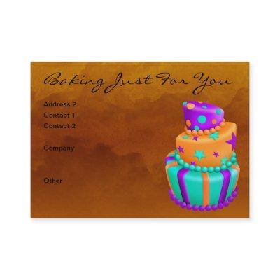 Baking Just For You