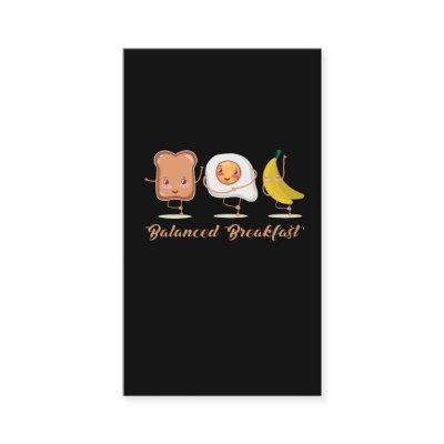 Balanced Breakfast Toast Egg Banana Healthy Food