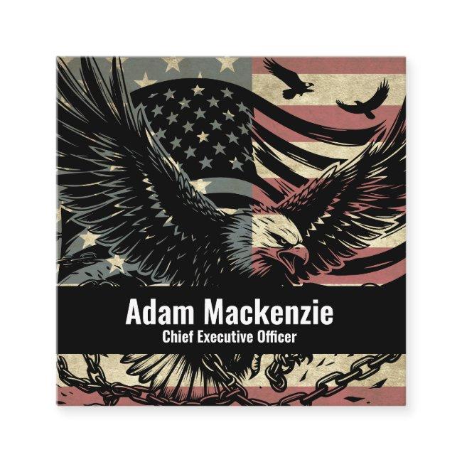 Bald Eagle American Flag Patriotic