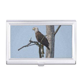 Bald Eagle with a fish  Holder