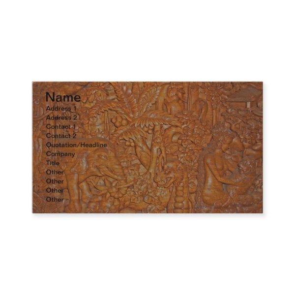 Bali Wood Carving One-of-a-Kind Art