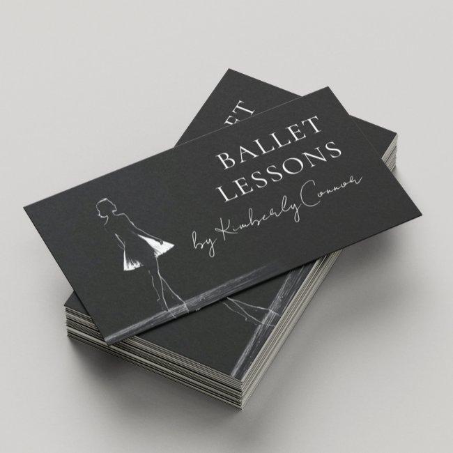 Ballet Lessons Ballerina Performance Solid Black