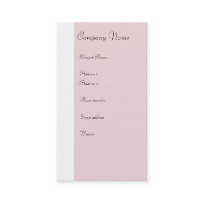 Ballet Profile Card - Two-sided