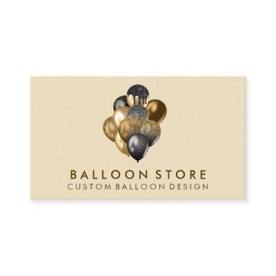Balloon Decor Boho rustic gold sparkle