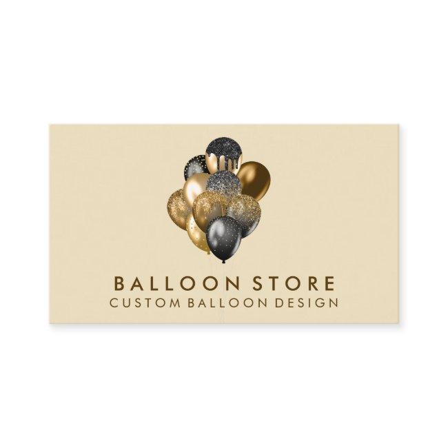 Balloon Decor Boho rustic gold sparkle
