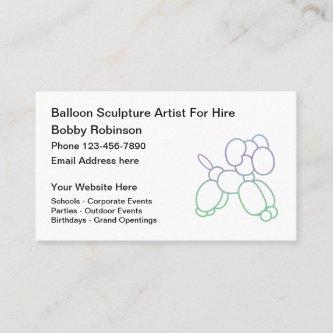 Balloon Sculpture Artist Entertainer