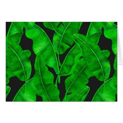 Banana leaves pattern