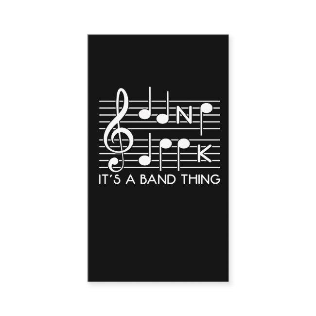 Band Geek Musician Musical Notes Instrument Player