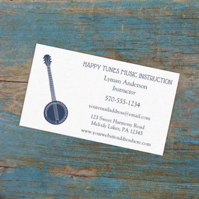 Banjo Instructor Teacher Bluegrass Musician Custom