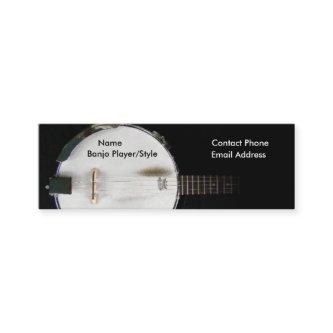 Banjo Player Contact Profile Card