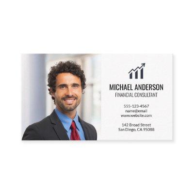 Bar Graph Finance Logo | Business Man