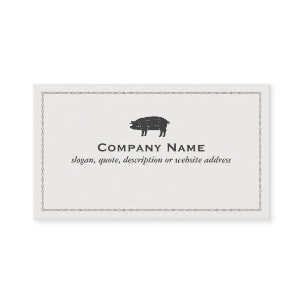 Barbecue Pork Black Sectioned Pig