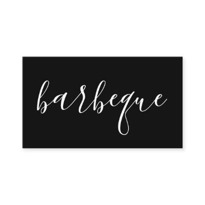 barbeque handwritten