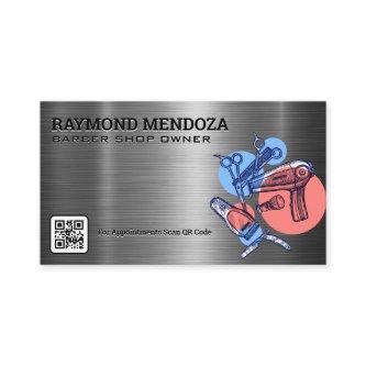 Barber Clippers | QR Code | Scissors