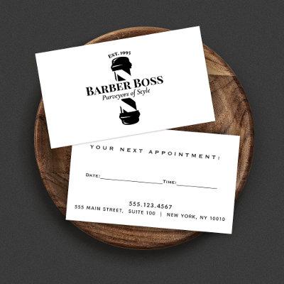 Barber Pole Barbershop Appointment Reminder Busine