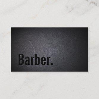 Barber Professional Black Minimalist