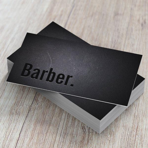 Barber Professional Black Minimalist