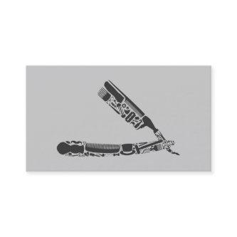 barber razor icons