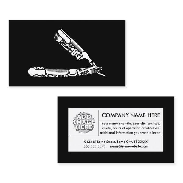 barber razor icons