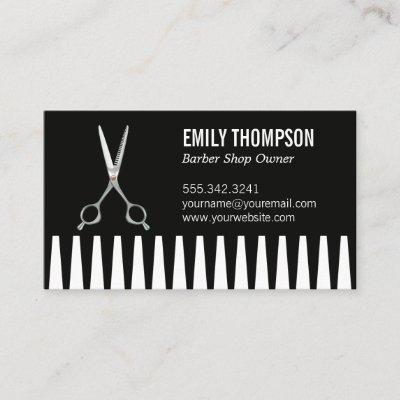 Barber Salon Scissors | Comb Background